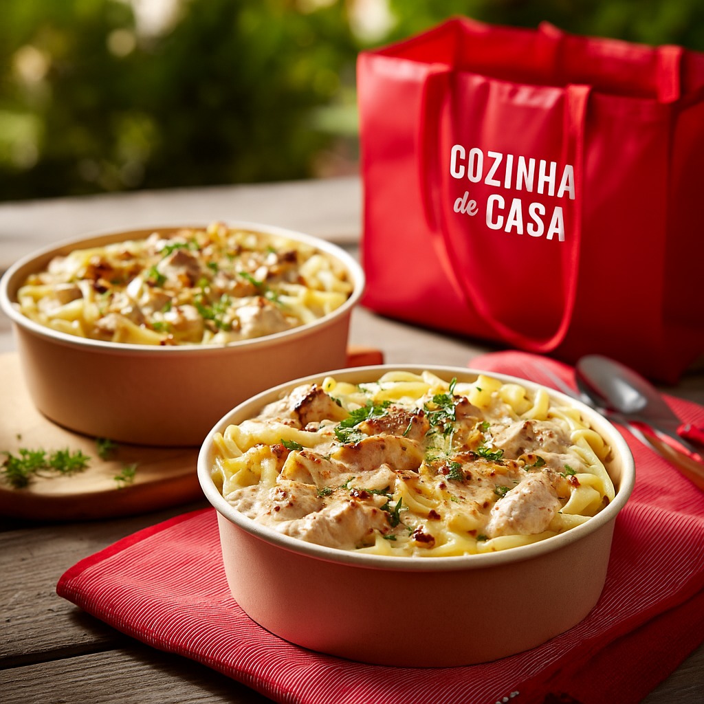 2 Marmitex Grande Com Strogonoff